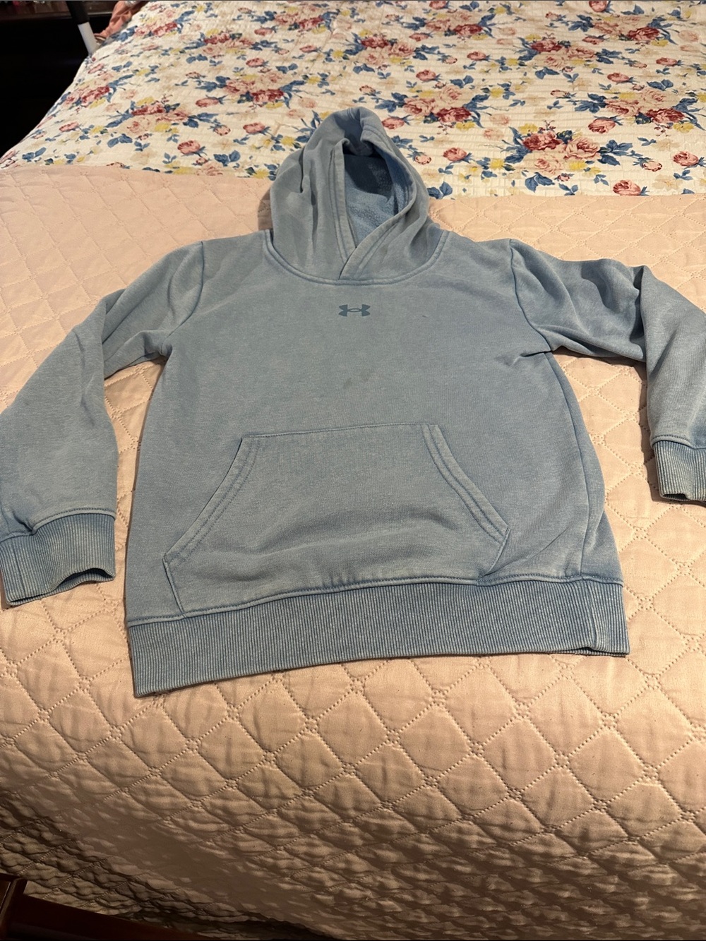 Under Armour Dusty Blue Hooded Pullover Sweatshirt